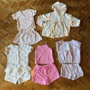 Girls size 5 summer outfits x5